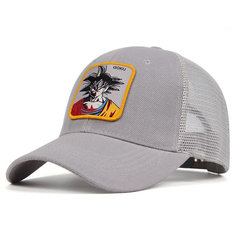 Goku Mesh Hat Dragon Z Snapback BULMA Cotton Saiyan Baseball Cap Men Women Hip Hop Dad Hat Summer Dropshipping