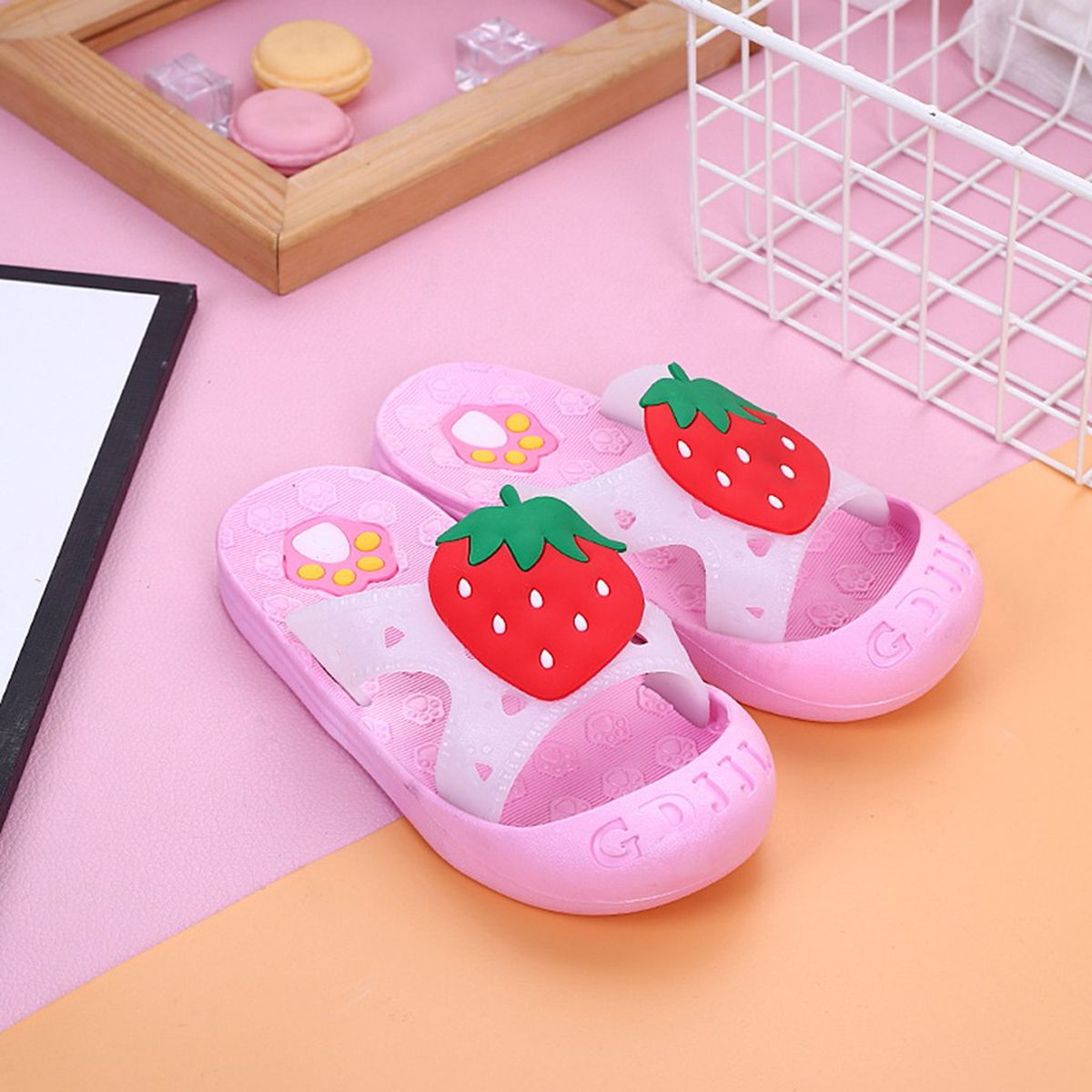 Local Global collection Children Infant Kids Baby Girls Boys Cute Fruit Paw Beach Slipper Sandals Shoes Kids Shoes