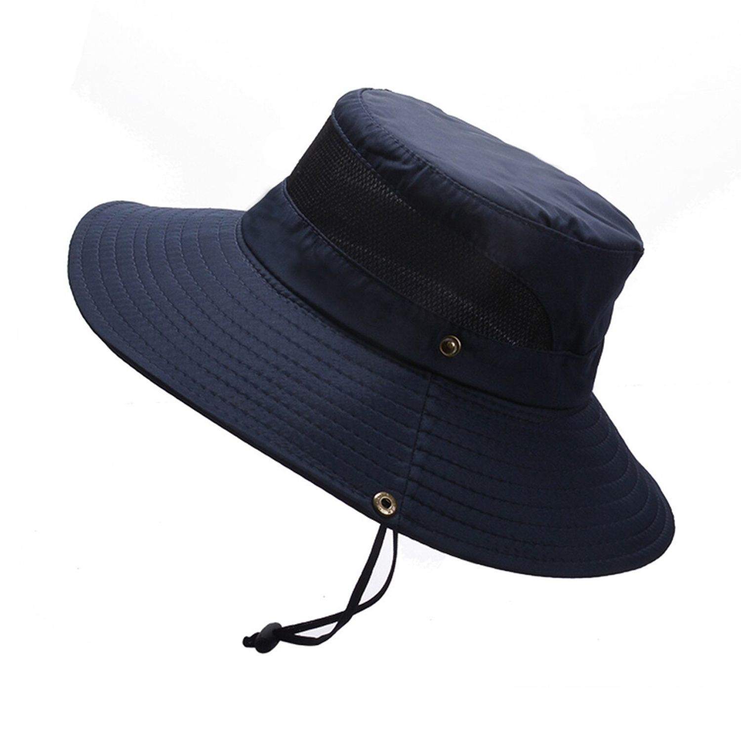 Fisherman Hats Breathable Men Sun Hat with Wide Visor Summer Shade Sunscreen Outdoor Climbing Travel Caps Pcs