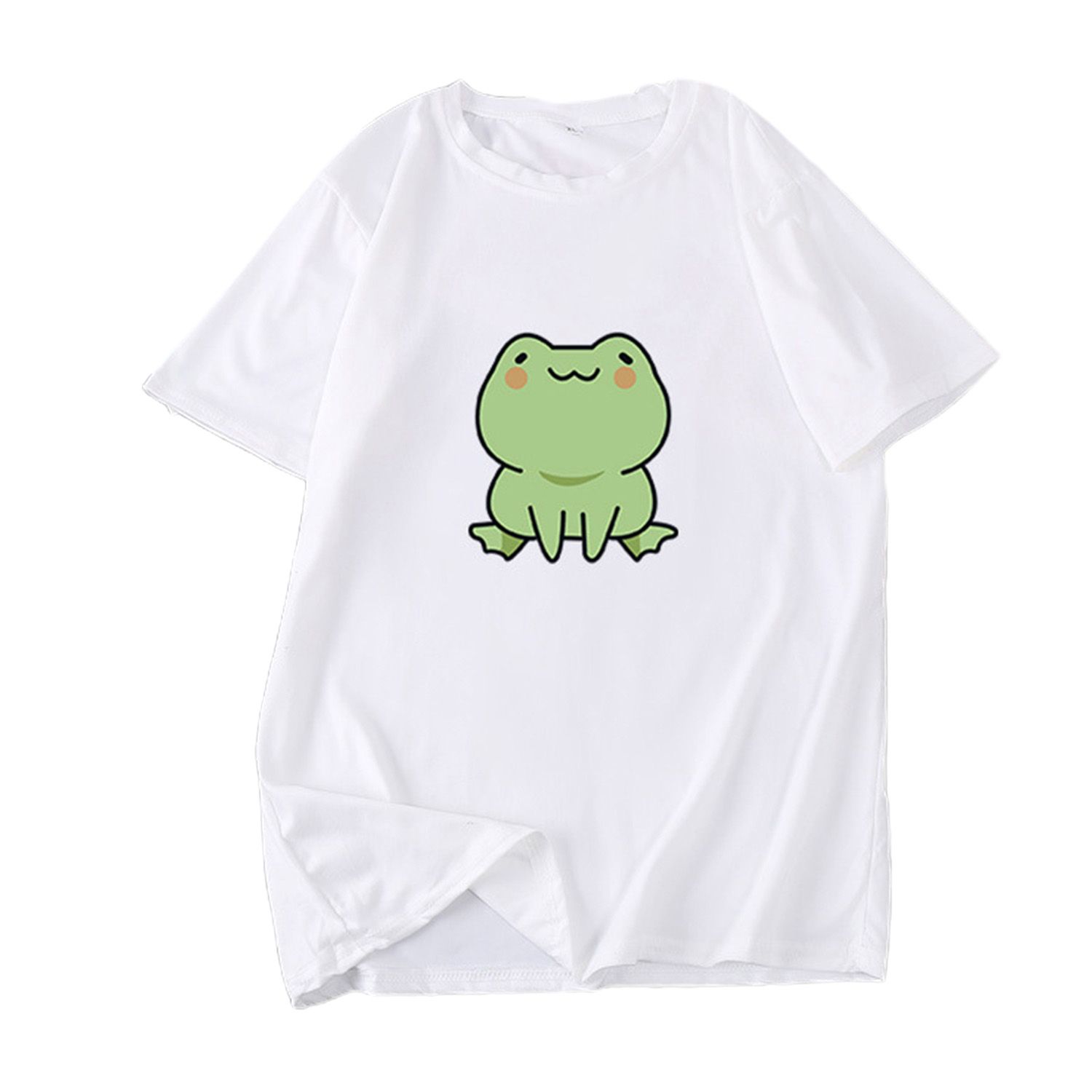 Pullover T-shirt Charming Couple Styles Round Neck Women Tops