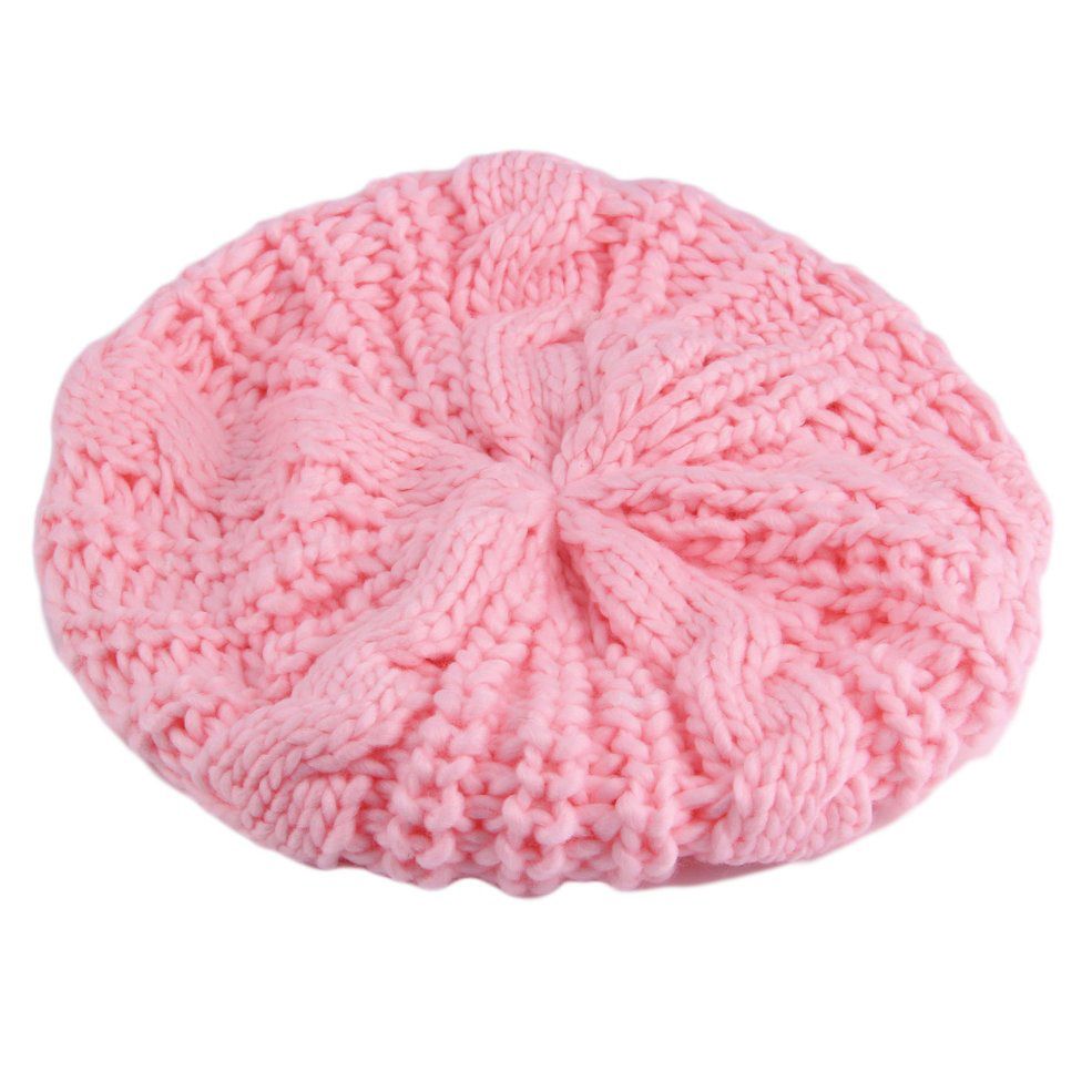 Fashion Women's Lady Beret Braided Baggy Beanie Ct Hat Ski Cap Knitted