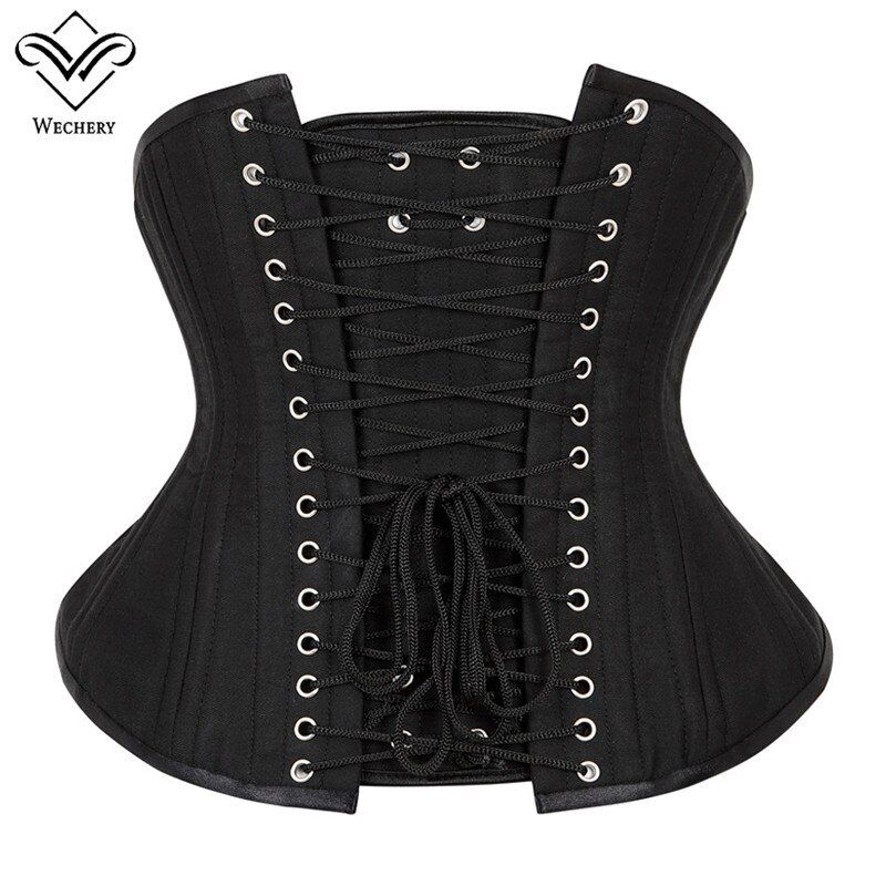 Lace Up Waist Trainer Control Cinchers Women Wide Girdle Back Support Steel Boned UnderCorset Tops Slimming Reducing Belts