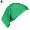 Women Solid Color Cotton Cap Elastic Breathable Headwrap Under Scarf Shawl Hat