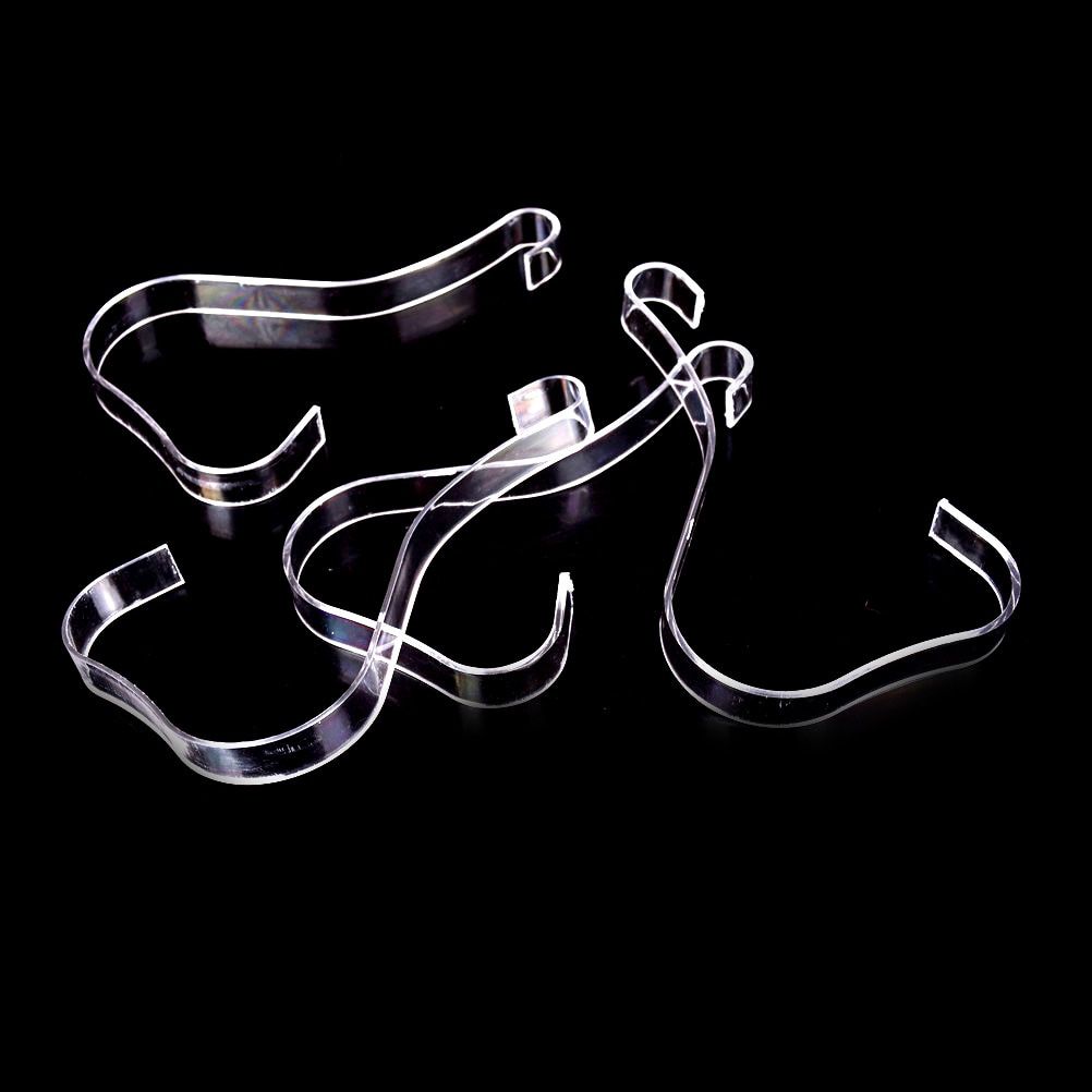 4pcs/lot Plastic Shoe  Women's Sandals Show Holder Shoe Display Stand Rack Fashion Clear Elastic