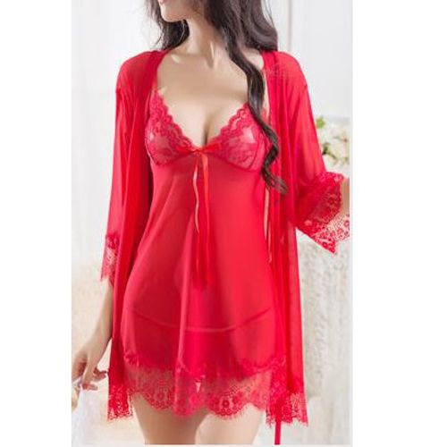Lady Night Wear Beautiful Woman Night Dress for Honeymoon Girl Nightgown Female Adult Sleep Lounge Wear Female Sleepwear