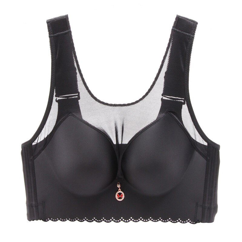 MengShan underwear women Comfortable steel bracket push up bra Increase fertilizer lingerie femme big size bra BCDE