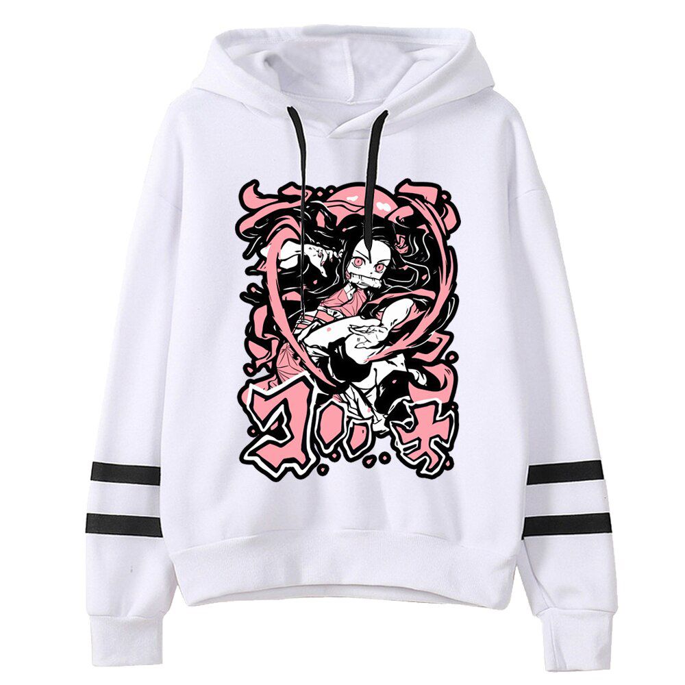 Japanese Anime Demon Slayer Hooded Autumn Long Sleeves Kimetsu No Yaiba Anime Clothes Cool Hoodies