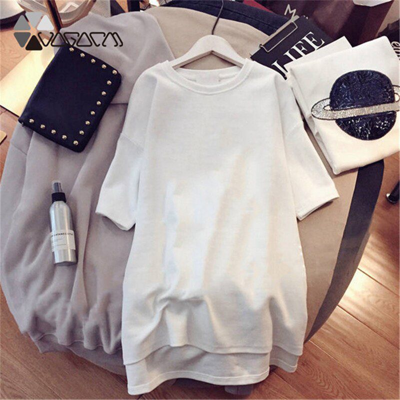 Women Summer Dresses Elegant Beauty Print Short Sleeve T-shirts Casual Loose Mini Woman Dress Tee Vestido Mujer Robes