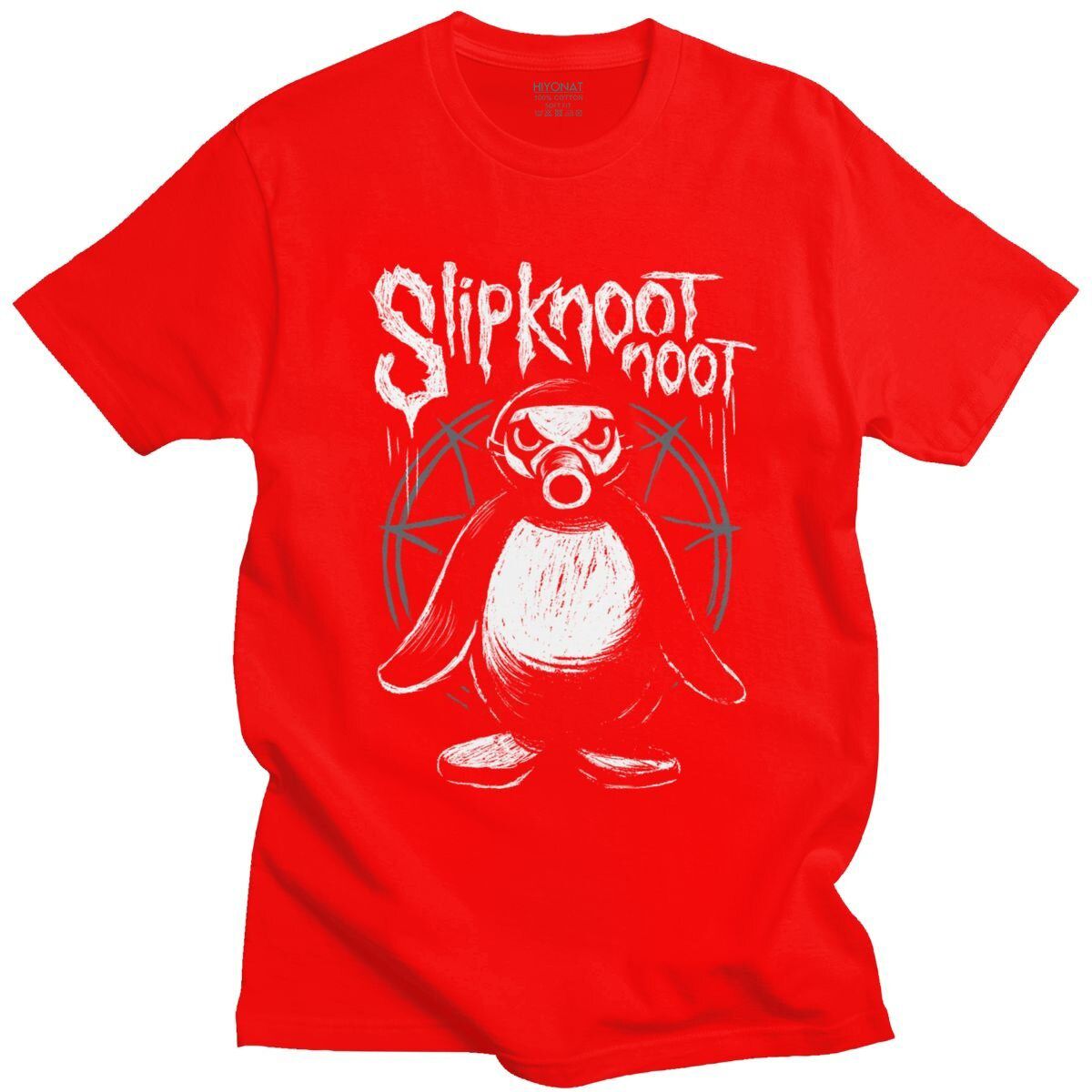 Novelty Pingu T Shirt for Men Cotton Funny T-Shirts Penguin Meme Funny Cartoon Tees Short Sleeve Casual Tops Clothes