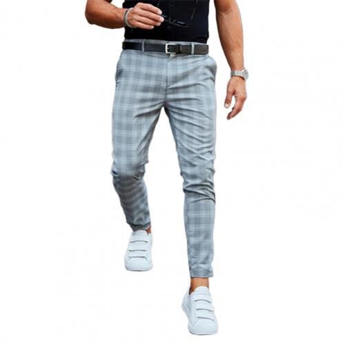Pant Plaid Printed Fashionable Men Full Length Trouser for Leisure Time Outdoor Fashion Training Pants Full Length Jogging Pants