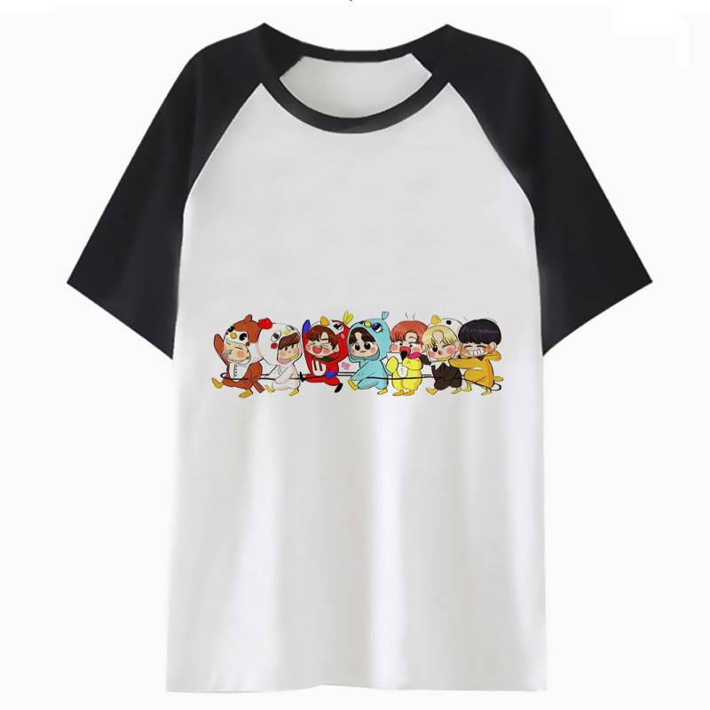 GOT7 t shirt tees graphic women harajuku kawaii streetwear t-shirt aesthetic korean white tshirt female NSv4080