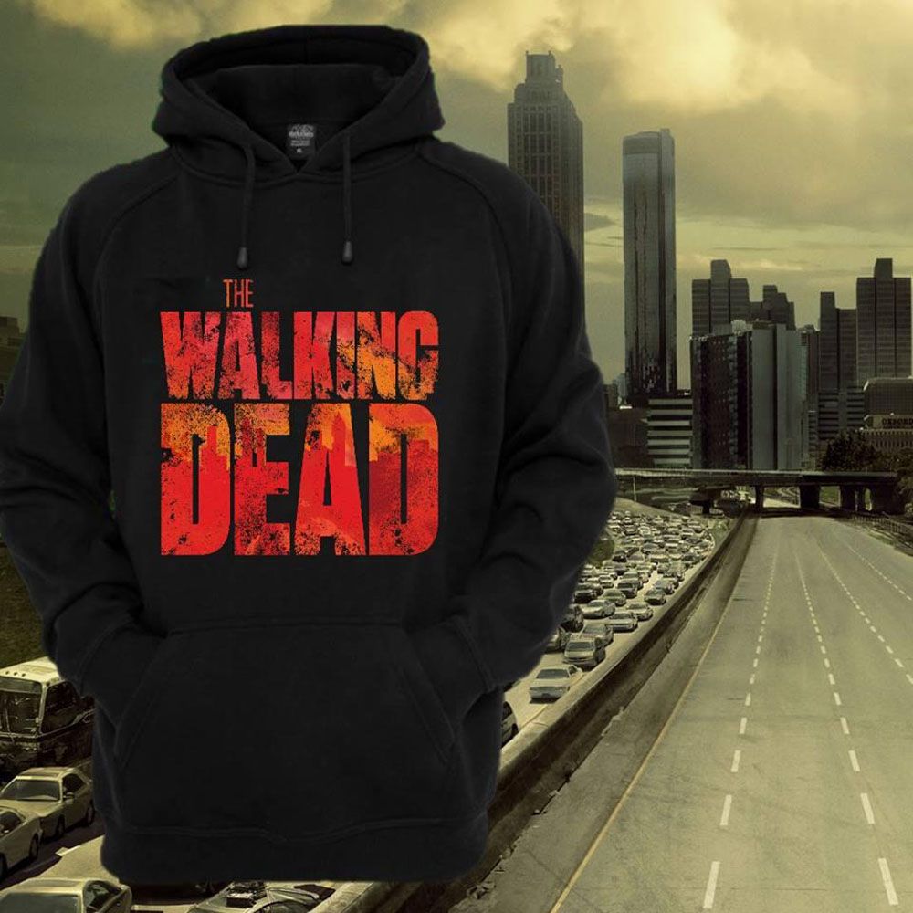 Walking Dead Stylish Hoodies for Men - Black