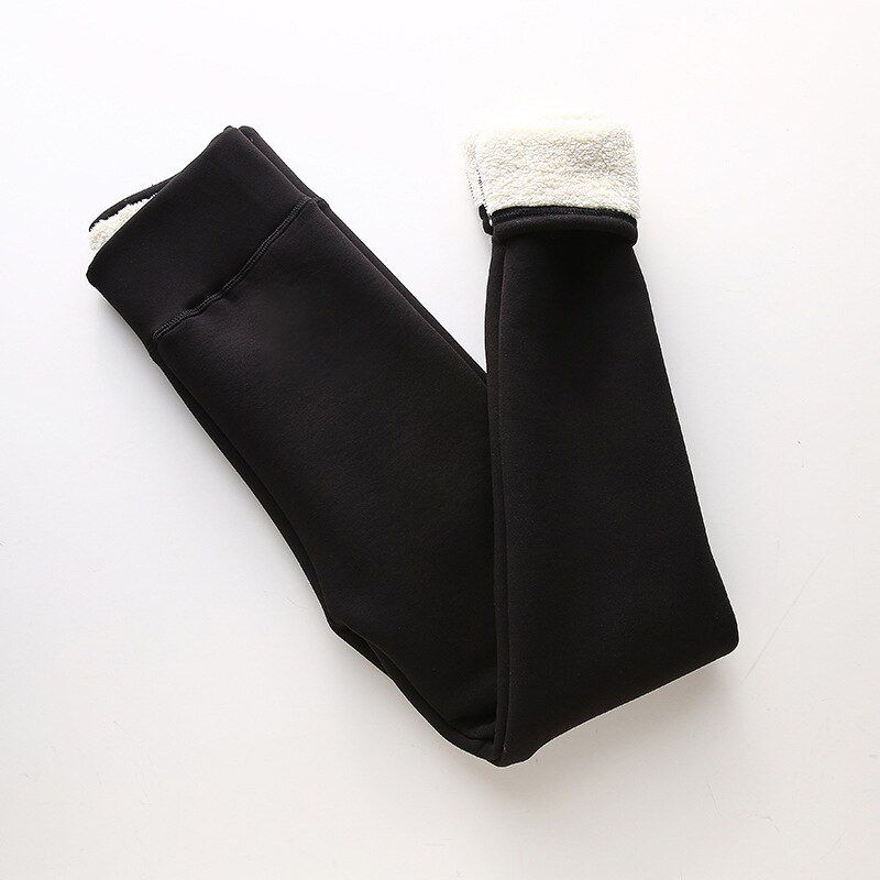 Pant Comfortable Keep Warm Pants Winter Women Leggings Velvet Warm Stretchy Legging Solid Color Hight Waist Pants