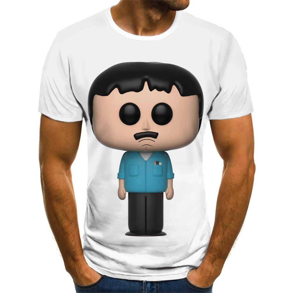 Summer Russian Flag Men's Casual Fashion T-Shirt Round Neck Cool And Iightweight Slim Muscle Men's T-Shirt Fitness