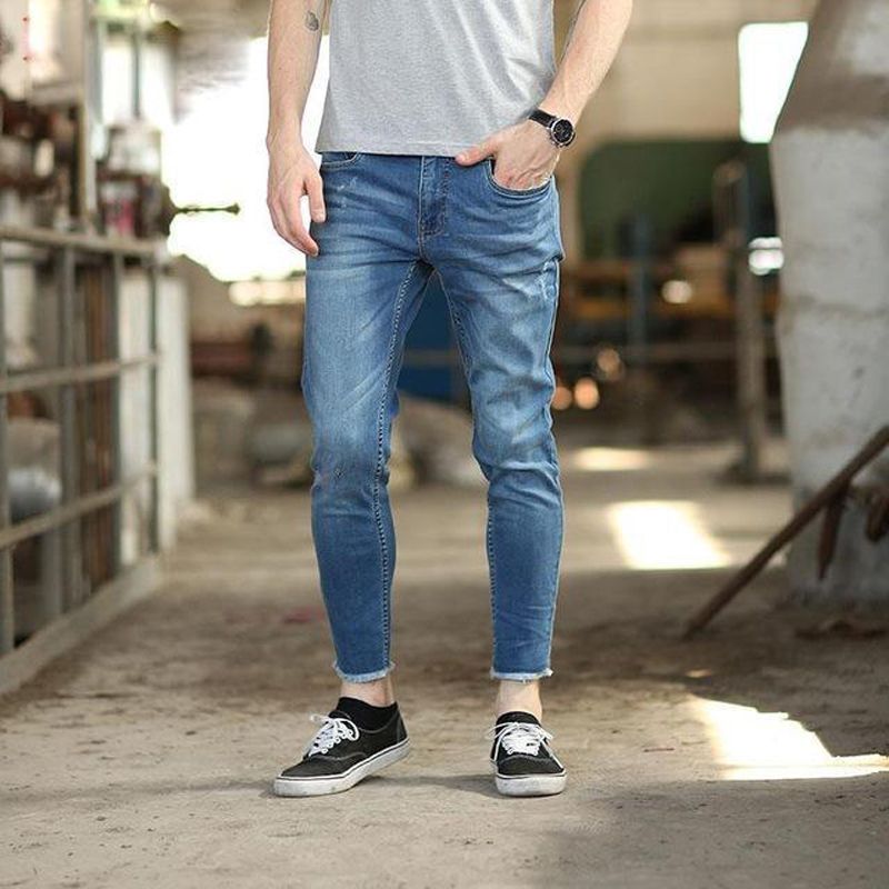 Navy BlueDenim Jeans For Men by AHS Fashion House