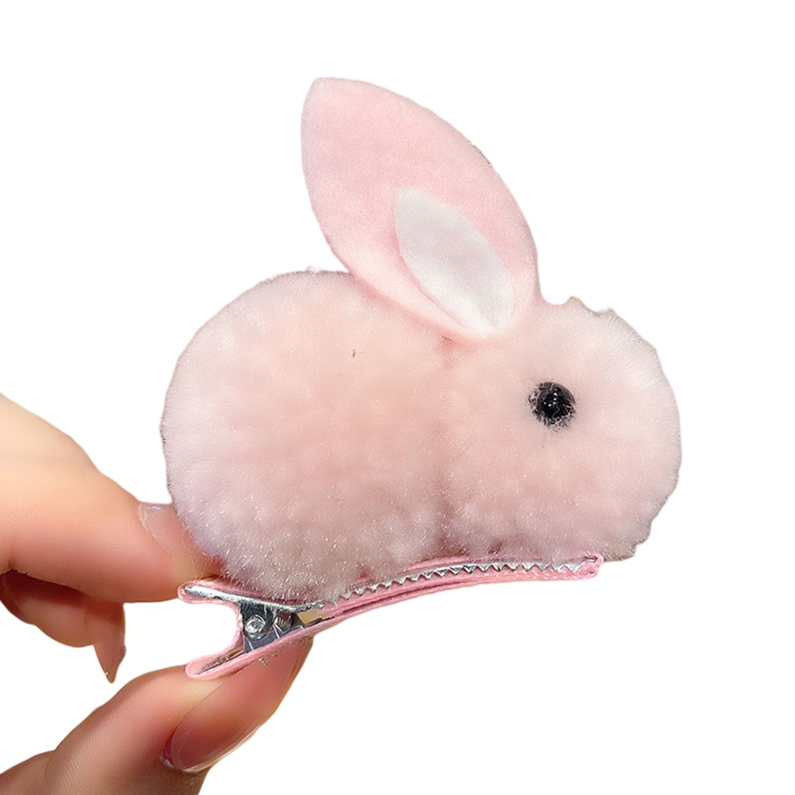 Headwear Clip Eye-catching Decorative Plush Rabbit Hairpin