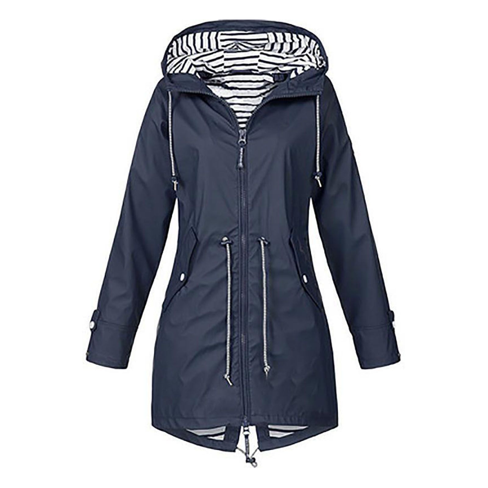 Women Outerwear All-match Casual Hooded Jacket
