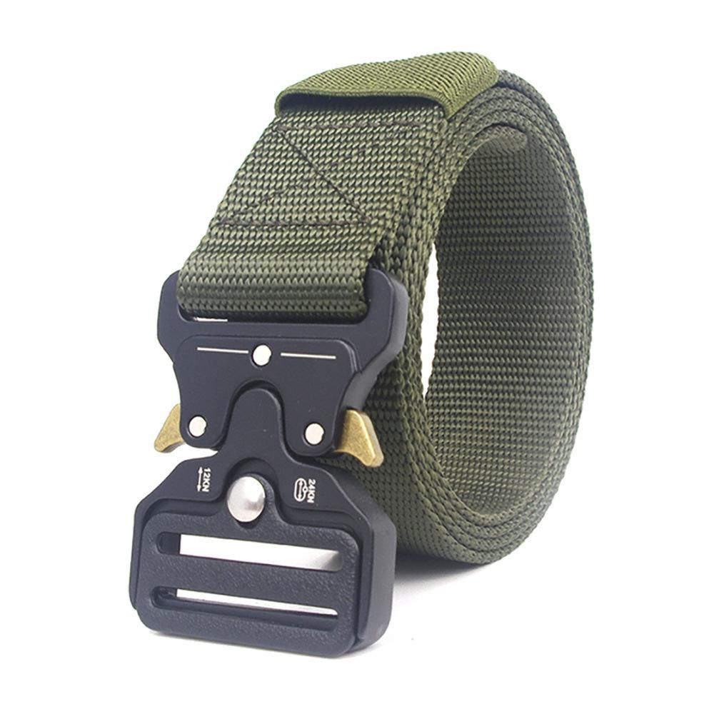 125--160cm Manufacturer Directly Provides Tactical Men Belt Cobra Imitation Nylon Canvas Outdoor man with a wide waist 1pcs