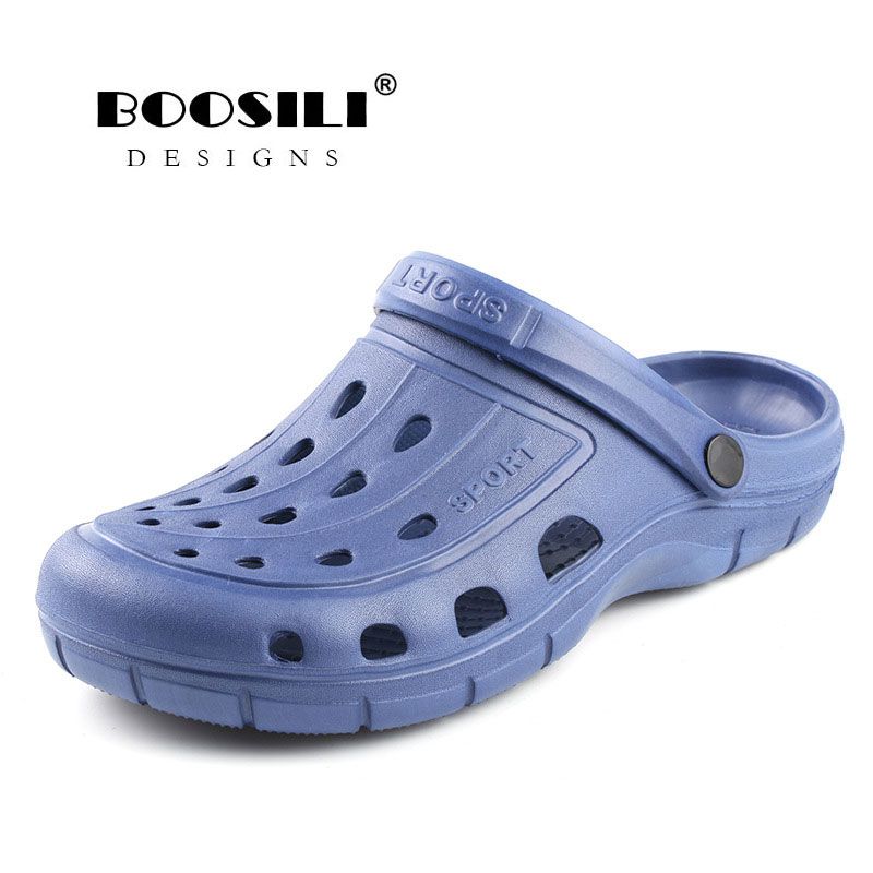 Sandalias Hombre Limited Mens Leather Sandal 2020 Men's Eva Clog Slipper Summer Sandals Lightweight High Quality Breathable