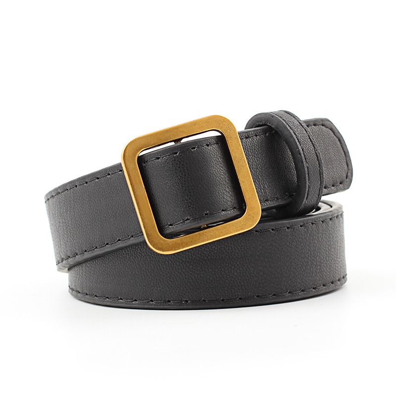 Loldeal 2.4x105cm New Ancient Valuable Prescription Buckle Belt Retro Popular Non-Hole Soft Belt Jeans Strap Female