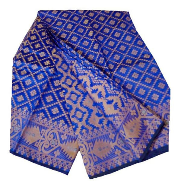 Fashionable Jamdani Saree NavyBlue For Women Jamdani Sharee Cotton Sari Silk HalfSilk Shari