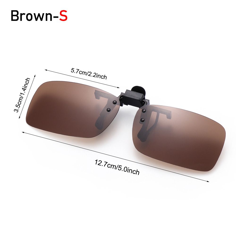 【ALLGOOD】Fashion For NearSighted Cycling Riding Sunglasses Clip Polarized Flipup Lens Clip On Sunglasses Day Night Vision Driving Glasses
