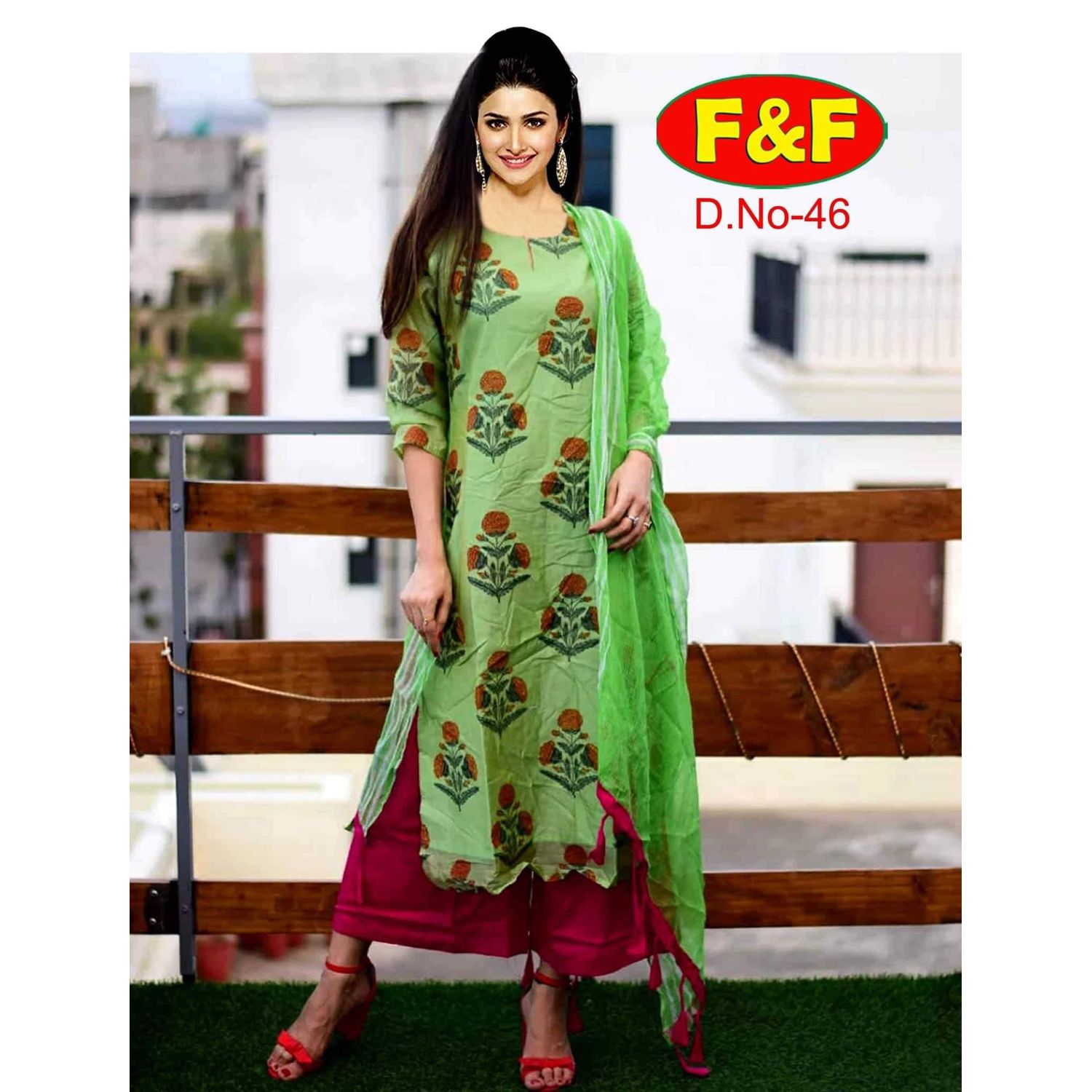 Cotton Unstich Shalwar Kameez for Women