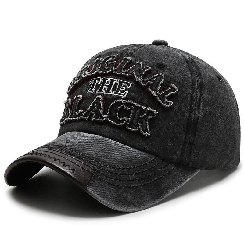 Canvas Letter Baseball Cap Fashion Trend Caps Men's and Women's Outdoor Leisure Sports hats