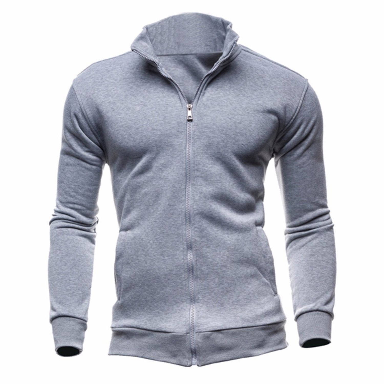 Coat Full Sleeve Pure Color Ribbed Bottom Coat