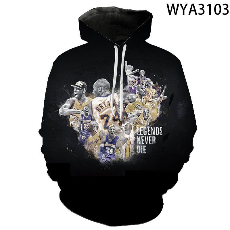 NBA Basketball Star Men's Hoodies Casual Oversized Spring Autumn Women Sweatshirt Long Sleeve 3D Printed Clothes