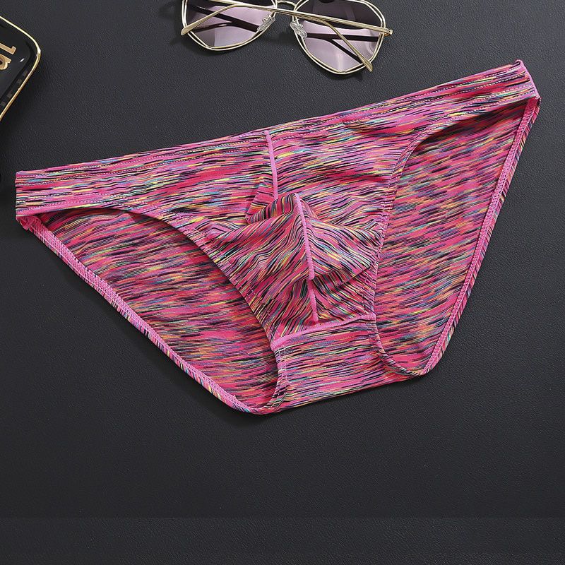 Men's Briefs U-Convex Sexy Underpants Cotton Low Waist Man Comfortable, Breathable And Multi-Color Men's Panties