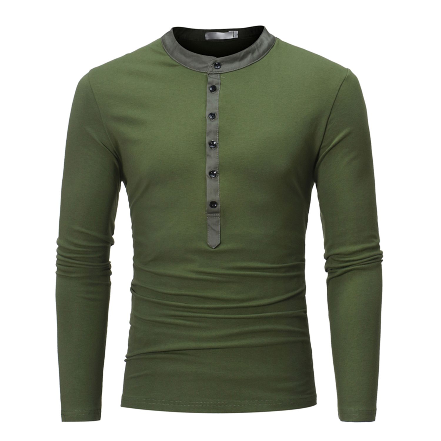 Shirt Regular Sleeve All Match Slim Shirt