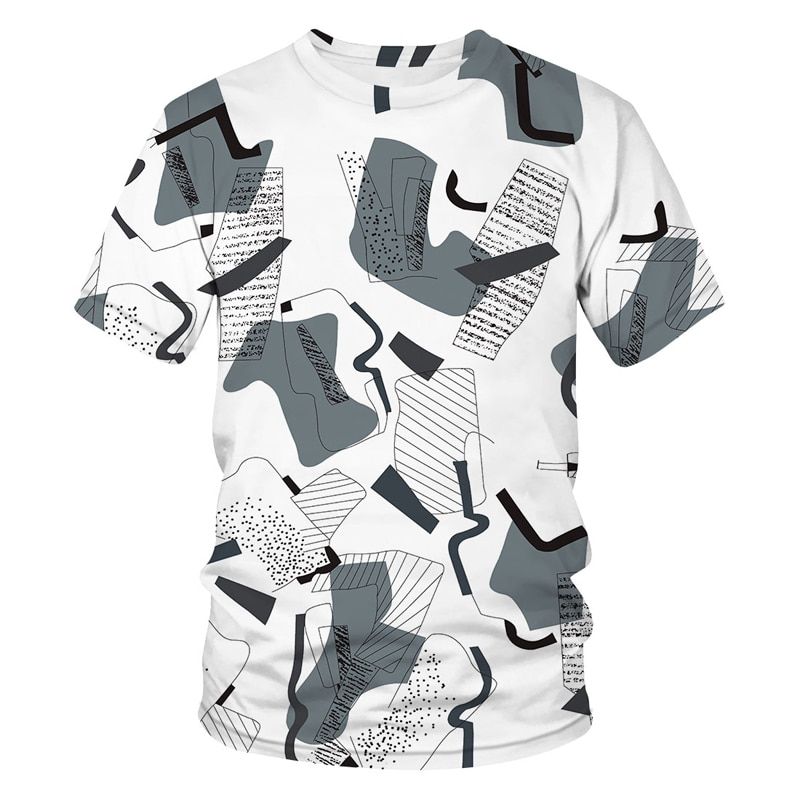 European size Man tshirt 3D luxury Baroque style print Man brand T shirts Fashion Men Short Sleeve kids T-shirt wholesaler