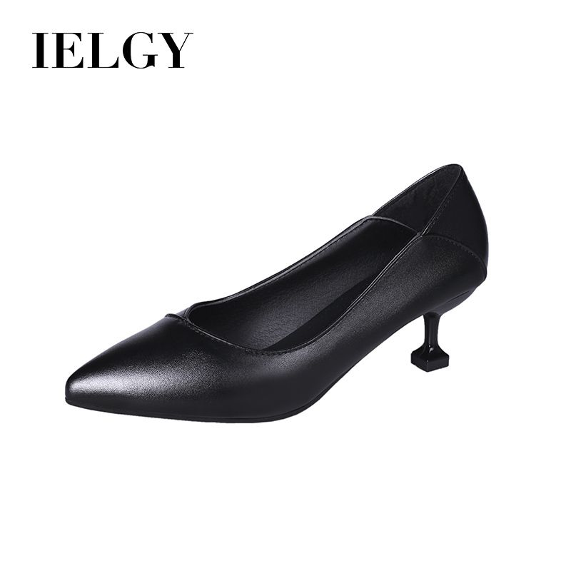 IELGY high-heeled shoes women stiletto high-heeled small leather shoes women shoes