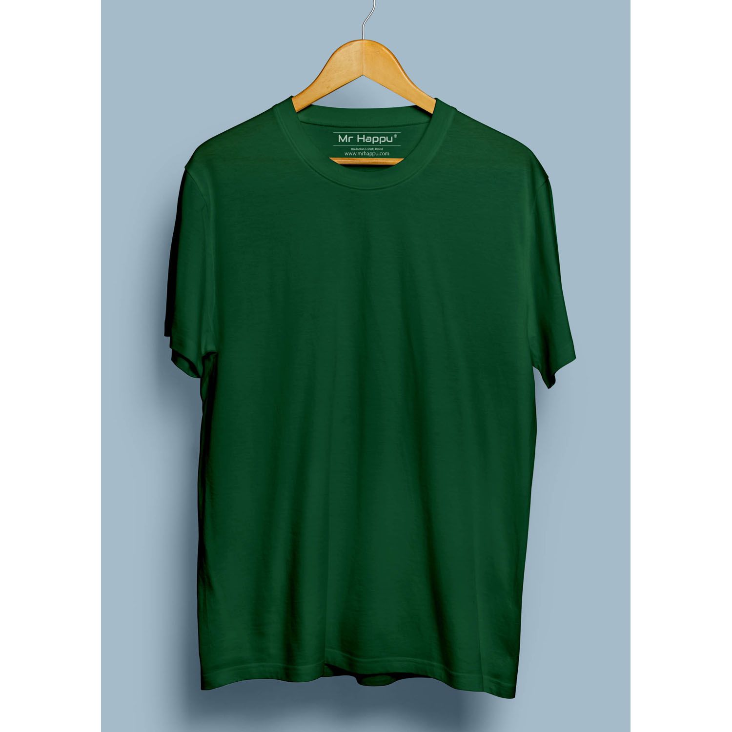 VANTAGE Solid Color Casual Short Sleeve T-shirt for Men