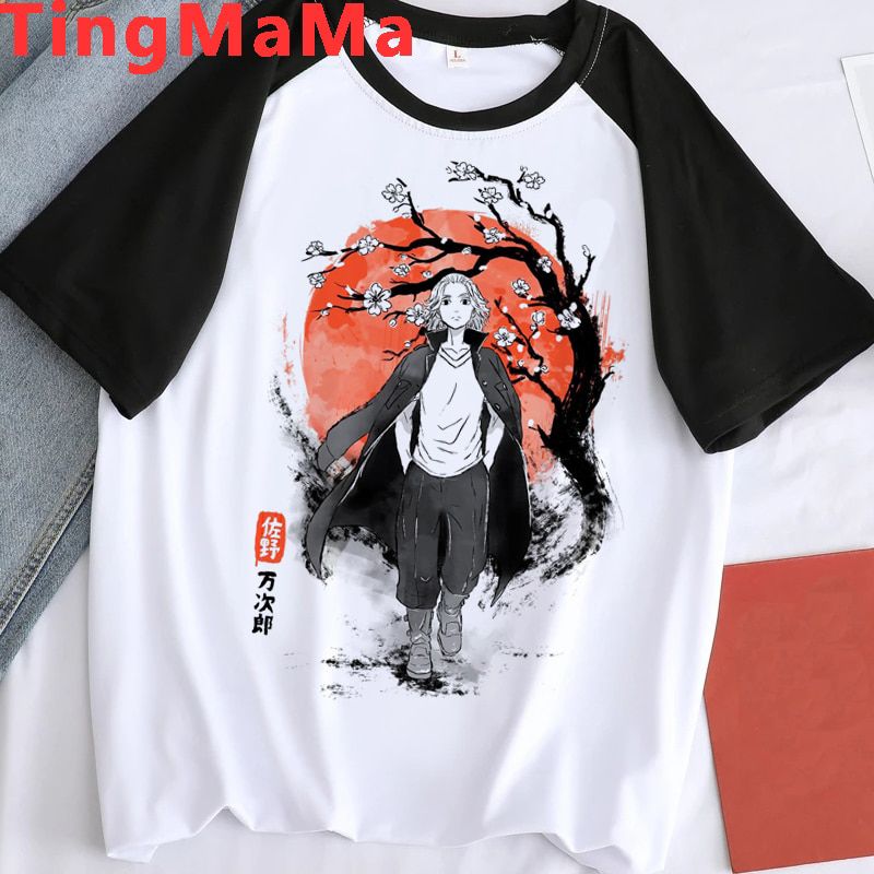Japanese Anime Tokyo Revengers T Shirt Men Kawaii Cartoon Tokyo Avengers T-shirts Funny Harajuku Uni Tops Graphic Tees Male