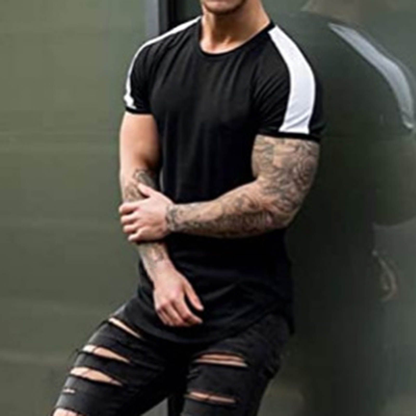 T-shirts Top Slim Fit Quick Drying T-shirts Top