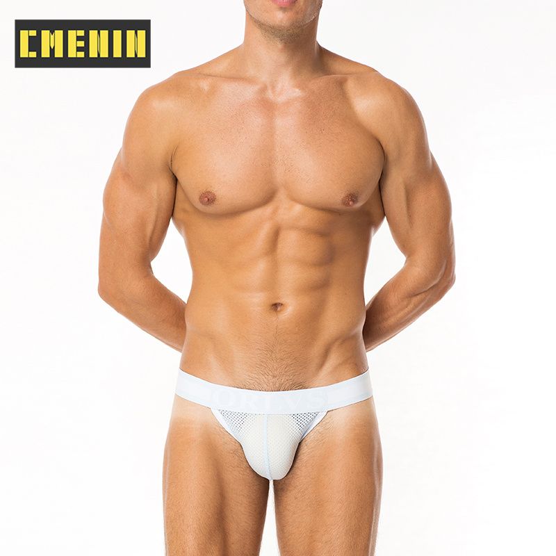 CMENIN Soft ORLVS (1 Pieces) Solid Nylon Men Underwear thongs Mens Jockstrap Popular thongs And G strings CMENIN Soft Quick Dry Floral Innerwear OR488