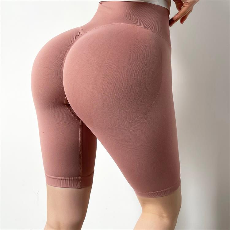 High Waist Push Up Seamless Sport short Women Yoga  Super Stretchy Gym Workout Tights Sport Shorts Running clothes
