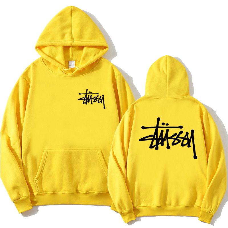 Stuttsey printed Hoodie men's oversized Pullover fashion spring and autumn winter Hoodie women's loose casual Street Sweatshirt