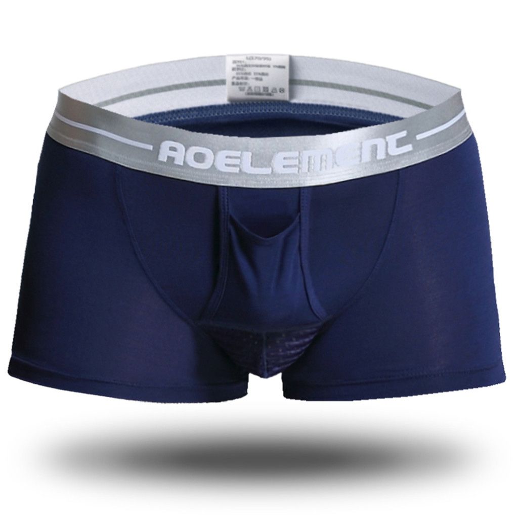 OIMG Men’S Breathe Underwear Bullet Separation Scrotum Physiological Underpants