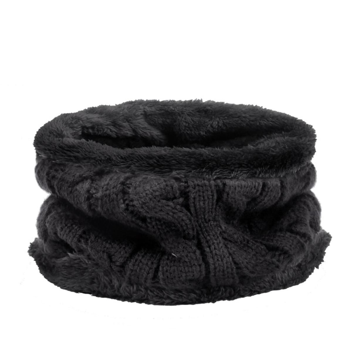 Hot Sell Winter Cashmere Hat Set Men Solid Color Warm Scarves Male Neutral Outdoor Accessories Hats Scarf 2 Pieces