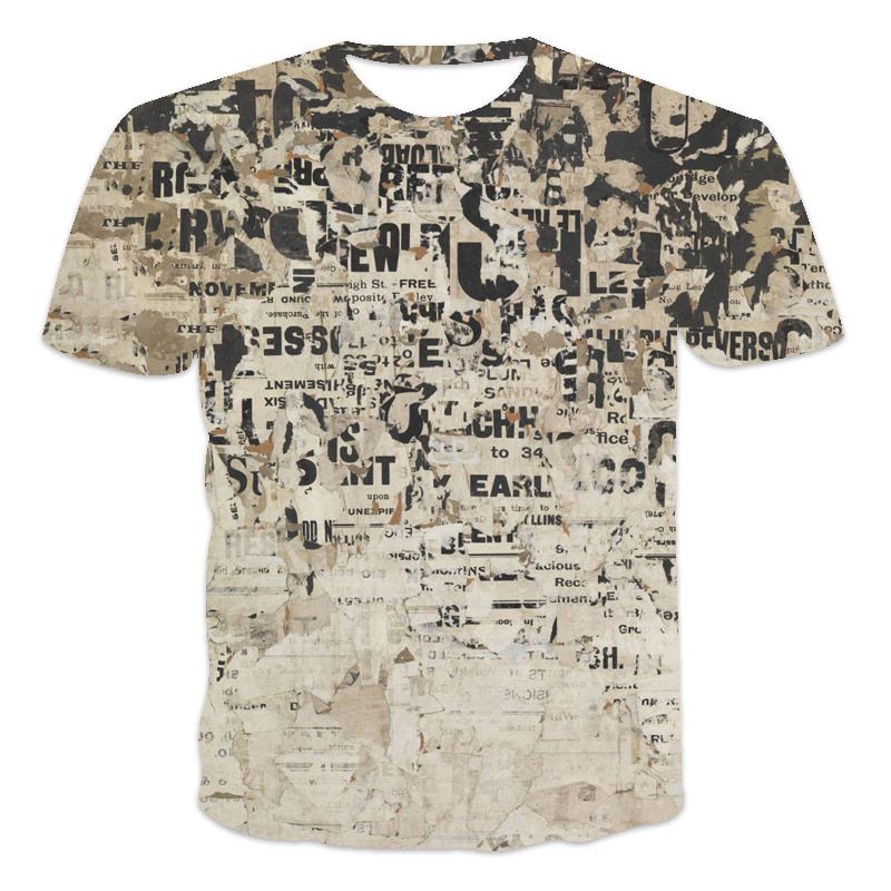 2021 new 3D printed T-shirt with exquisite skull pattern Best-selling Hot-selling item Street fashion T-shirt