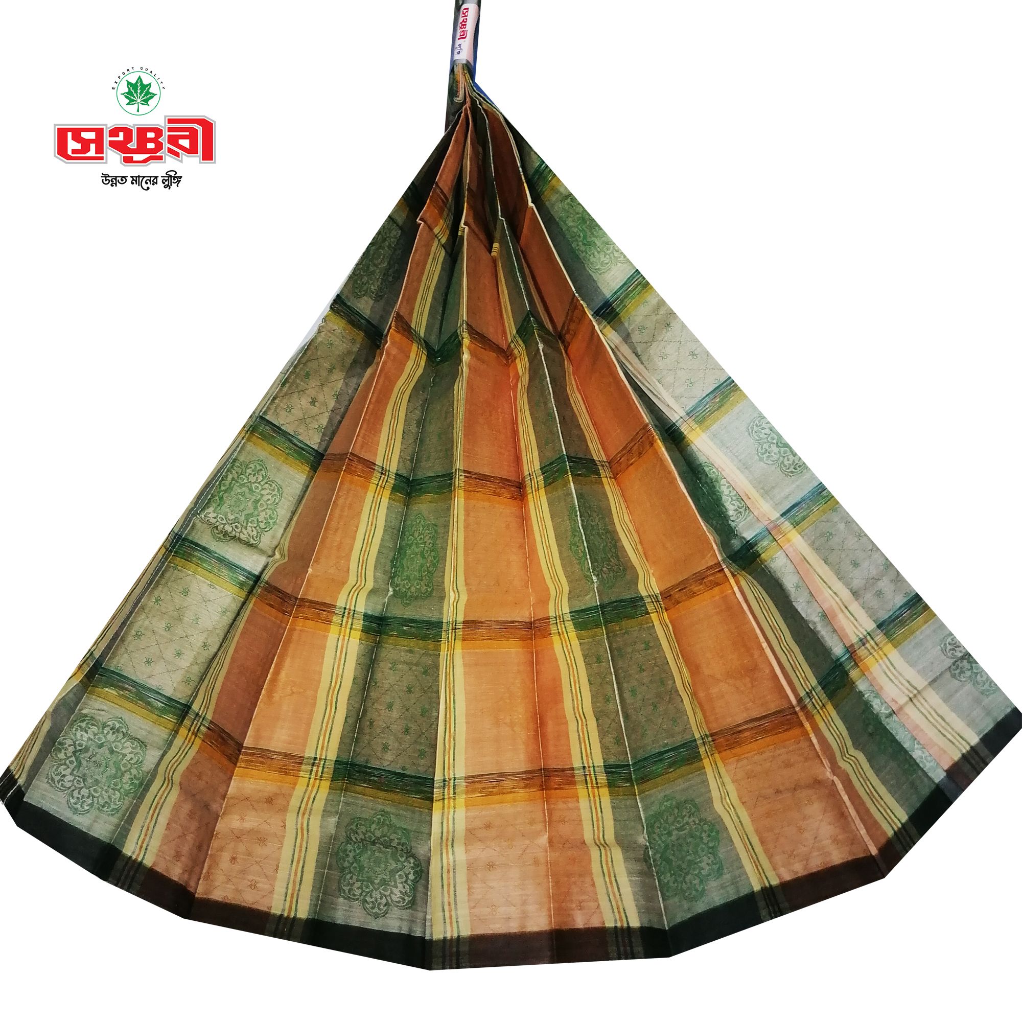Century Lungi Premium Traditional 100% Cotton - Oitijjo