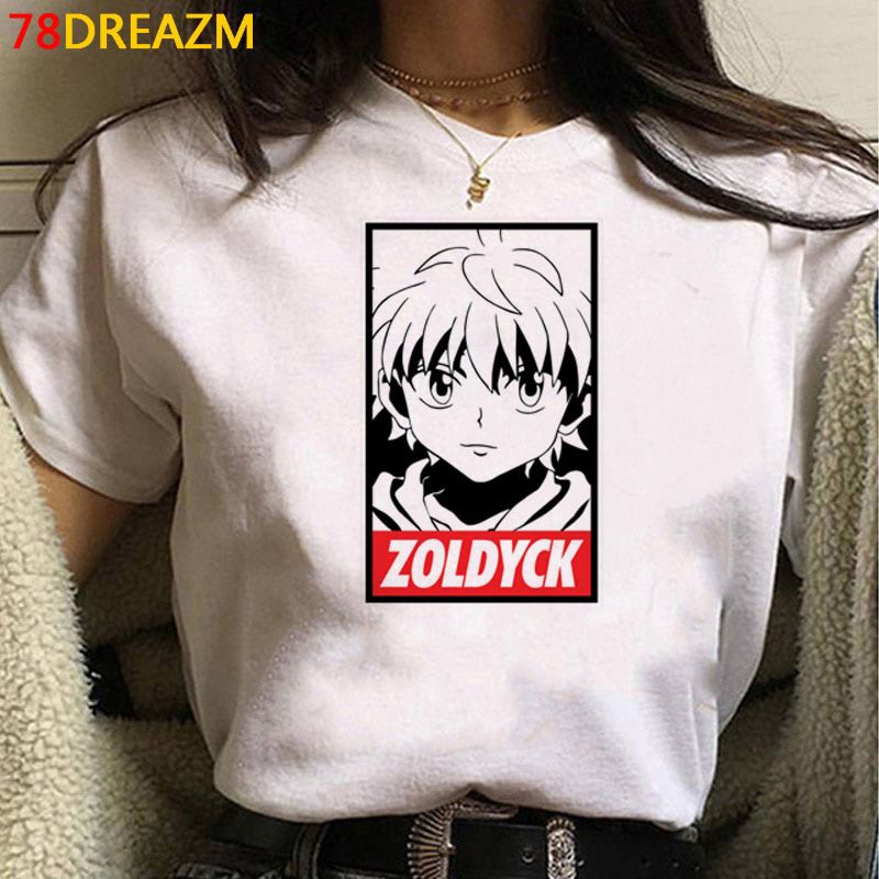 Japanese Anime Hunter X Hunter T Shirt Men Hisoka Funny Cartoon T-shirt Summer Casuao Tshirt Kawaii Killua Graphic Tees Male