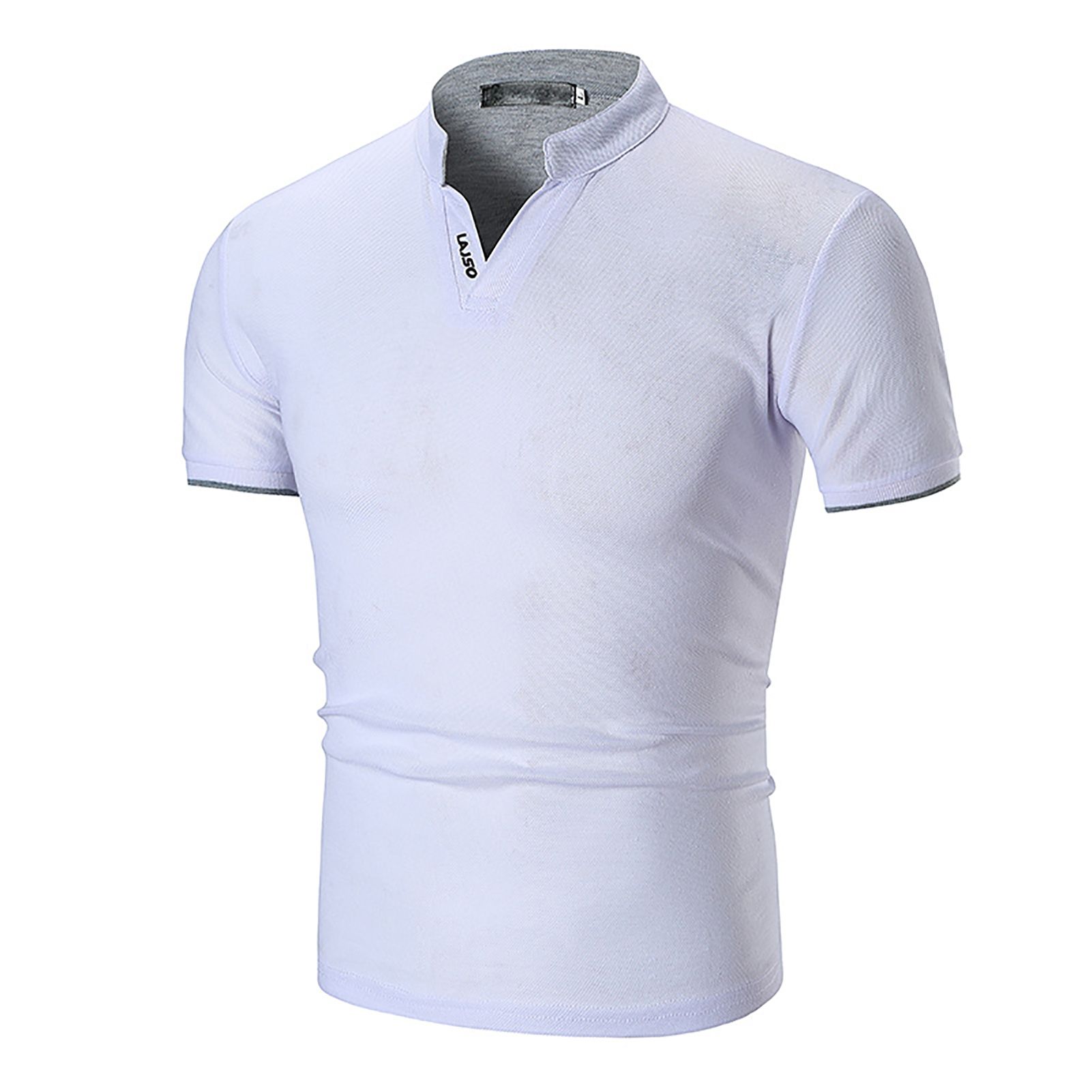 Men T-shirt Solid Color Lightweight Men Top