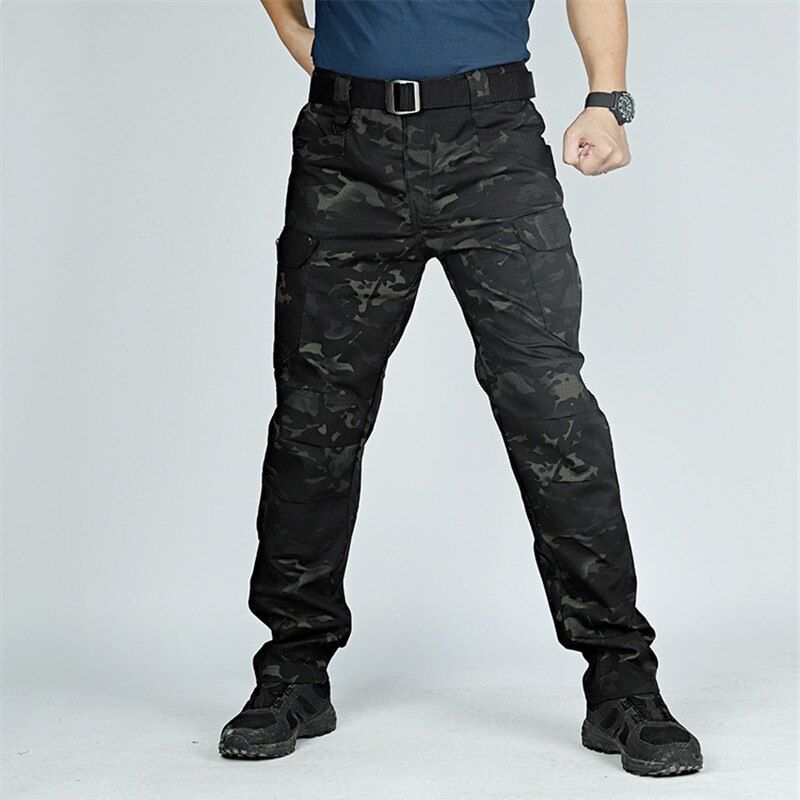 Men's  Pants Special Forces  Overalls Outdoor Multi-cket Wear-resistant Pants  Training  Fan