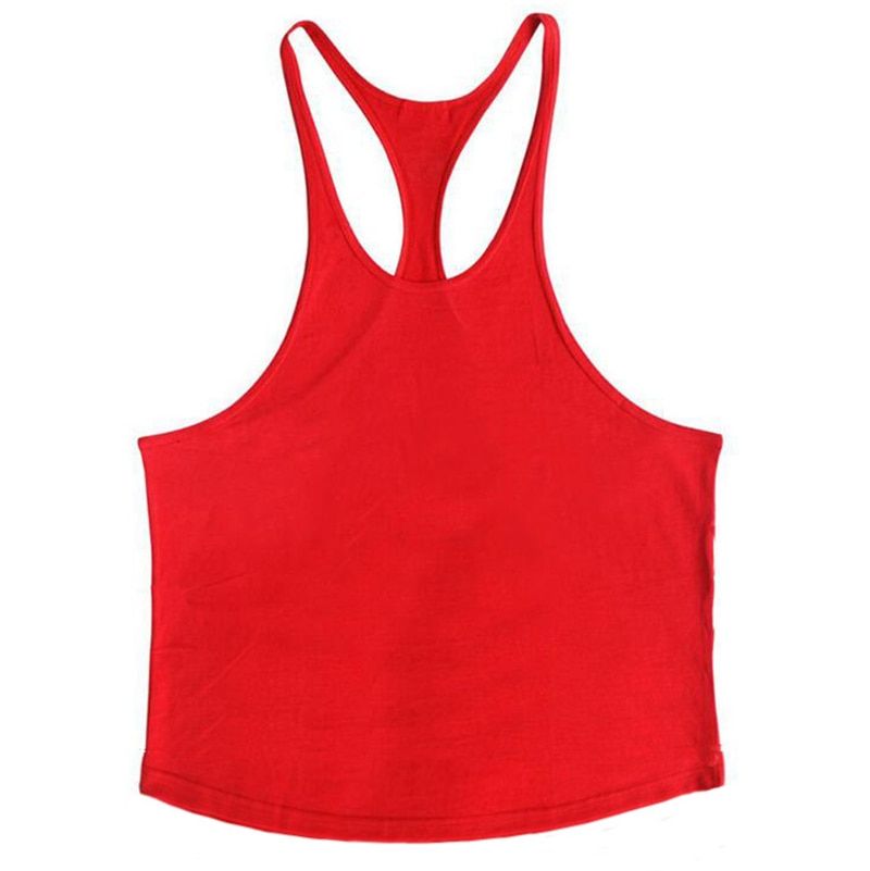 Summer Bodybuilding TaTop Men Fitness Stringer Srting Shirt Gym Clothing Workout Cotton Tanktop