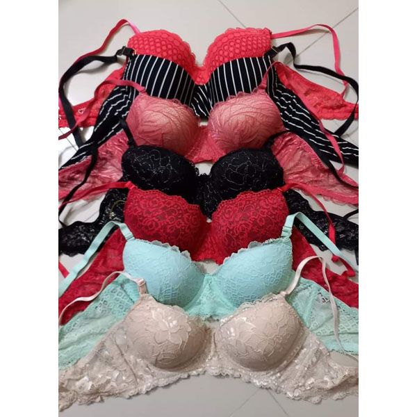 Push Up Padded Foam Multi Color Net Design Bra For Women-01 Piece