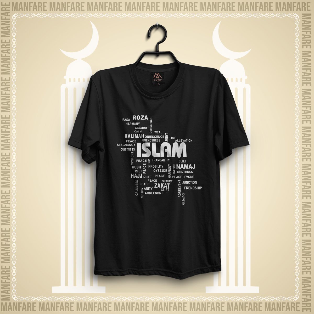 Manfare'S Islamic Dawah T-Shirt For Men - Tshirt For Men - T Shirt For Man - T Shirt For Man - T Shirt For Man